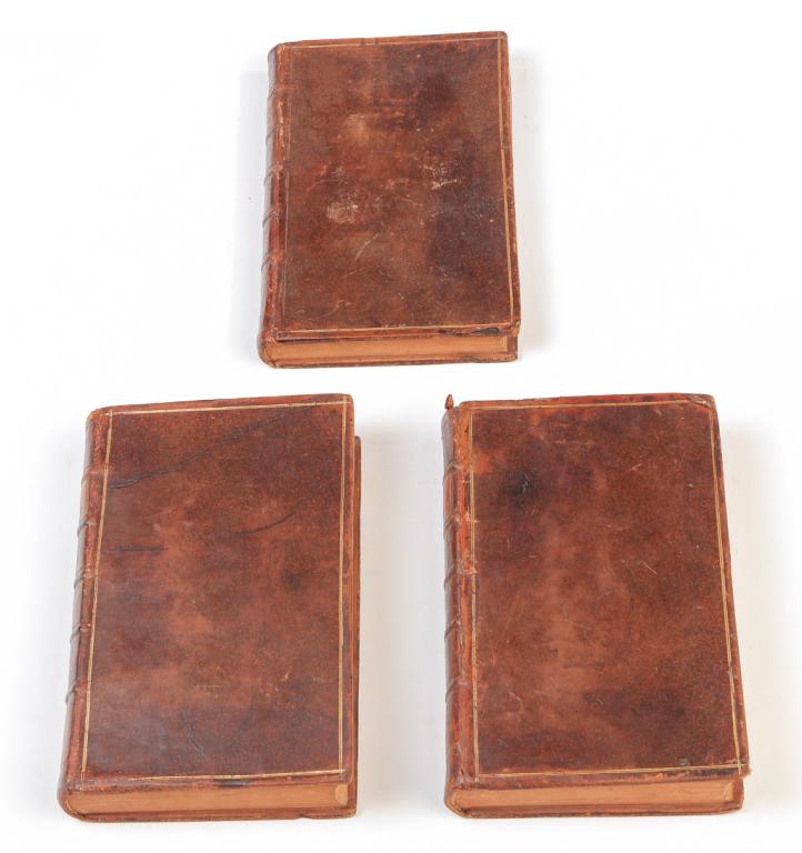 THE LIFE OF EDWARD EARL OF CLARENDON - 1759.: The Life of Edward Earl of Clarendon, Llord High Chancellor of England, and Chancellor of the University of Oxford. Written by Clarendon himself, published in Oxford, 1759. Three leather bound volumes