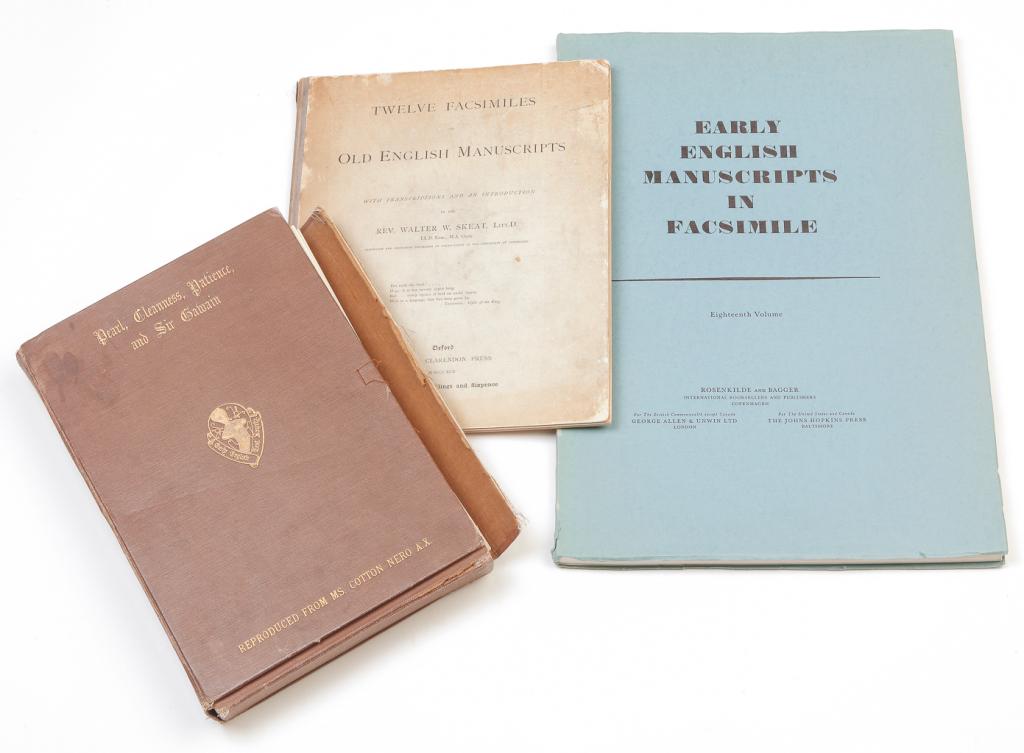 THREE MANUSCRIPT FACSIMILES. (1 of 15)