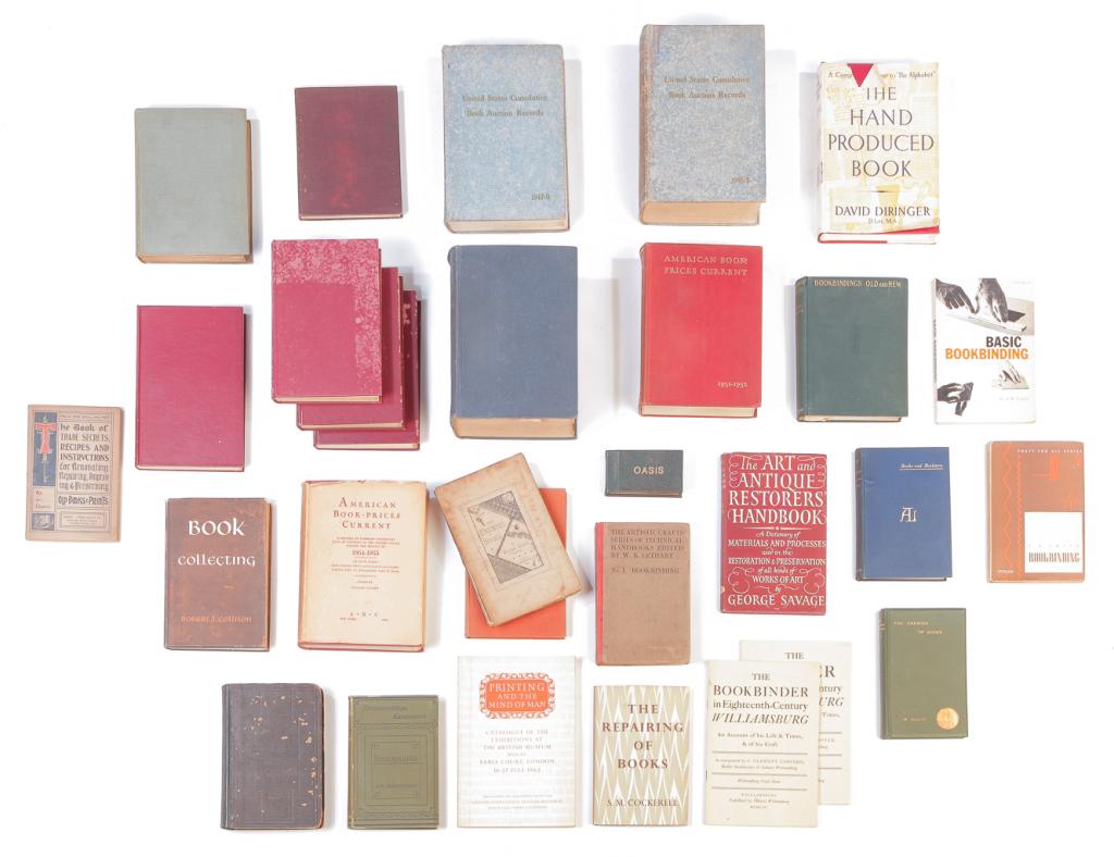 LARGE GROUP OF BOOK PRICES, AUCTIONS AND BINDING. (1 of 9)