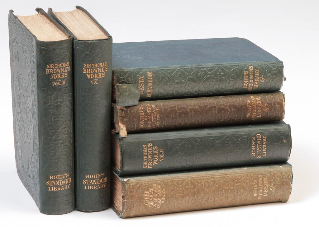 SIX BOHN'S ANTIQUARIAN LIBRARY BOOKS. (1 of 10)