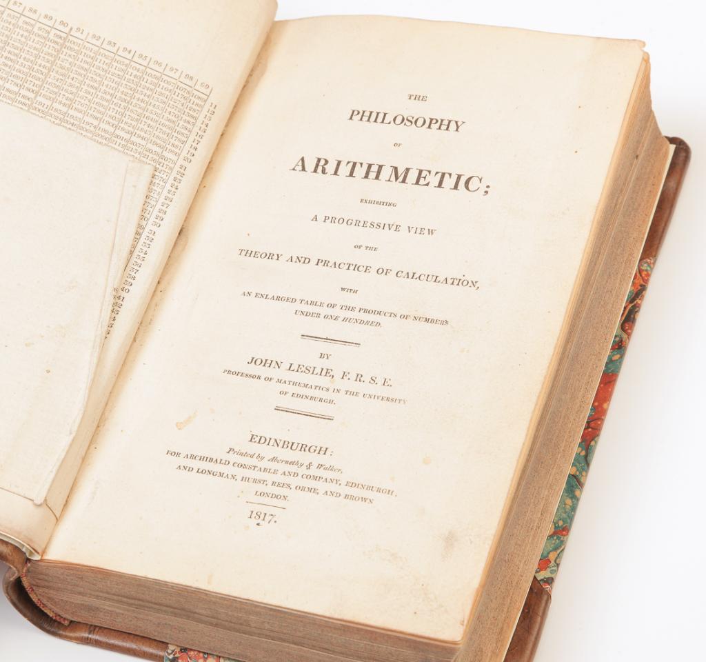 "THE PHILOSOPHY OF ARITHMETIC" BY LESLIE. (1 of 6)