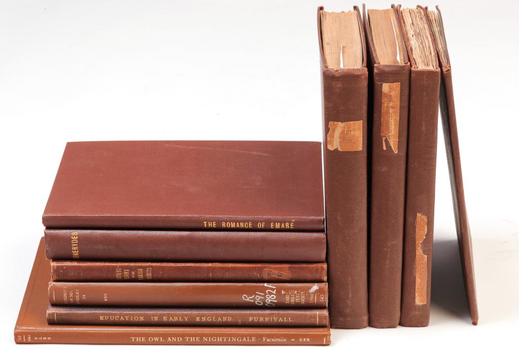 TEN EARLY ENGLISH TEXT SOCIETY BOOKS. (1 of 20)