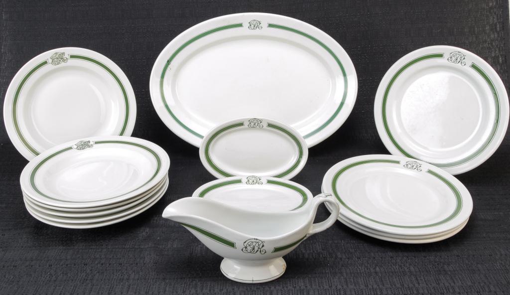 GROUP OF CANADIAN PACIFIC RAILROAD CHINA. (1 of 2)