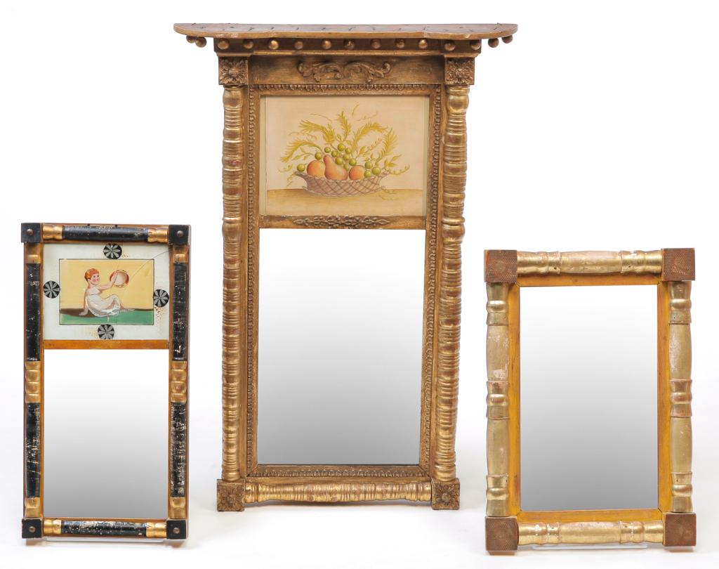 THREE AMERICAN MIRRORS. (1 of 3)