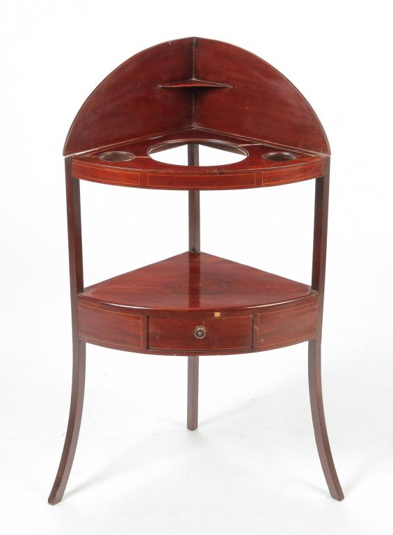 ENGLISH HEPPLEWHITE WASH STAND. (1 of 3)