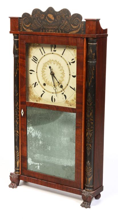 AMERICAN ELI TERRY JR. MANTEL CLOCK. (1 of 3)