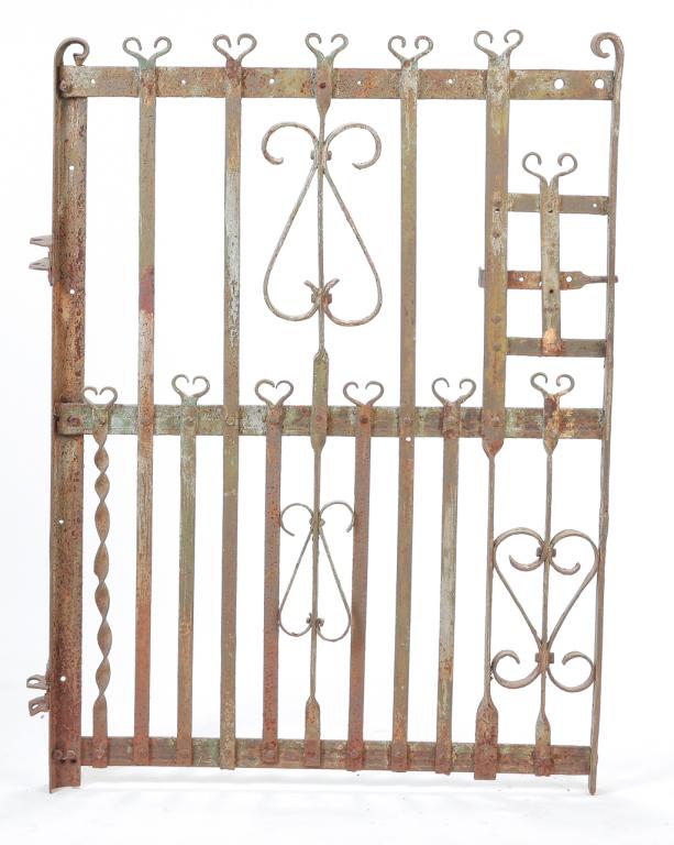 AMERICAN WROUGHT IRON GATE. (1 of 2)