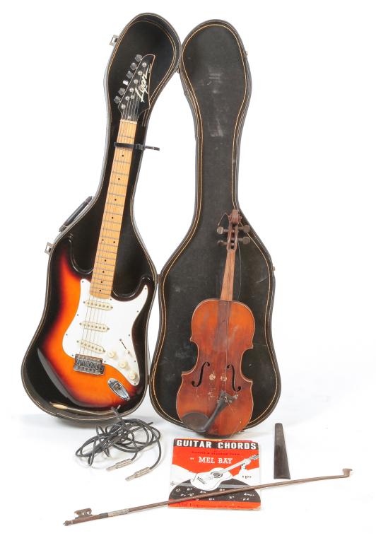 TWO MUSICAL INSTRUMENTS. (1 of 5)