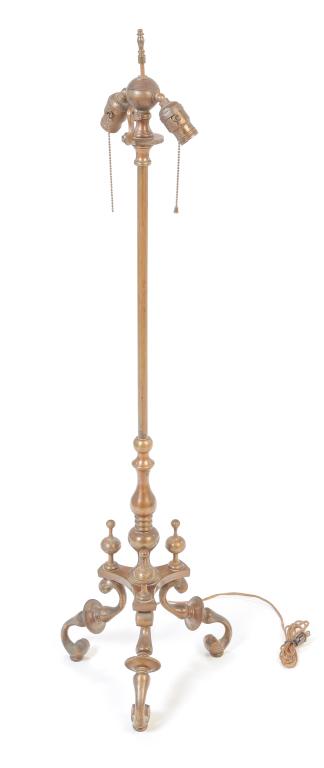 AMERICAN ADJUSTABLE FLOOR LAMP BASE. (1 of 4)