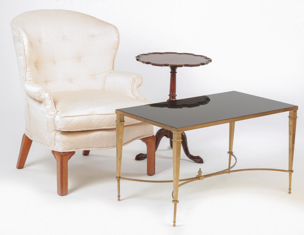 THREE PIECES OF AMERICAN FURNITURE. (1 of 6)