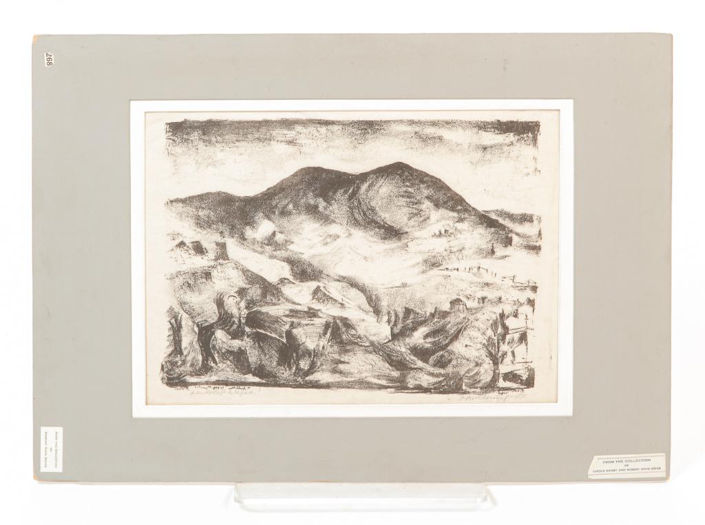 THREE BLACK AND WHITE PRINTS. (1 of 6)