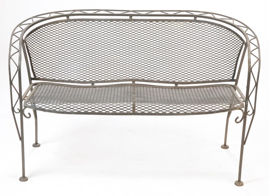 FOUR PIECES RUSSELL WRIGHT GARDEN FURNITURE. (1 of 5)