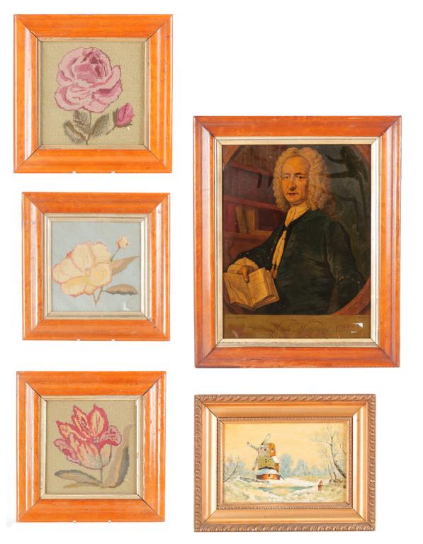 FIVE FRAMED ITEMS. (1 of 6)