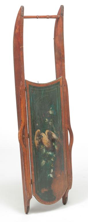 AMERICAN DECORATED SLED. (1 of 2)
