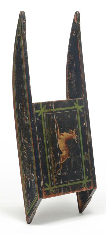 MASSACHUSETTS DECORATED SLED. (1 of 3)