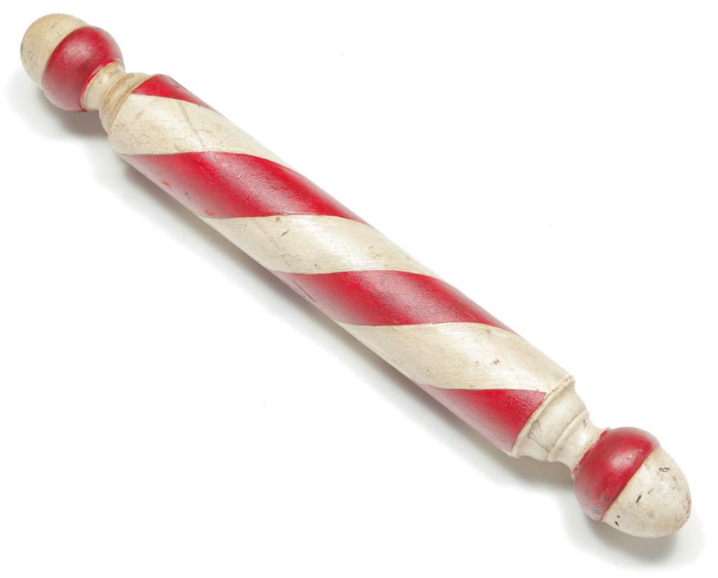 AMERICAN BARBER POLE. (1 of 2)