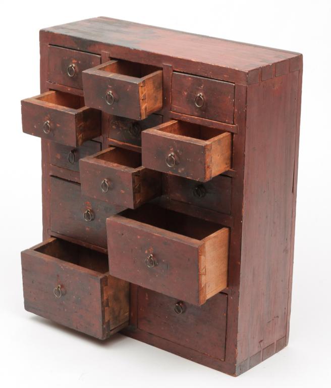 AMERICAN SPICE CABINET. (1 of 3)