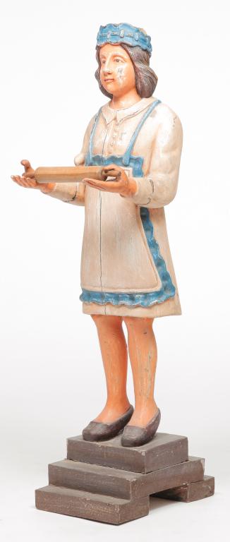 EUROPEAN BAKERY ADVERTISING DISPLAY FIGURE. (1 of 3)