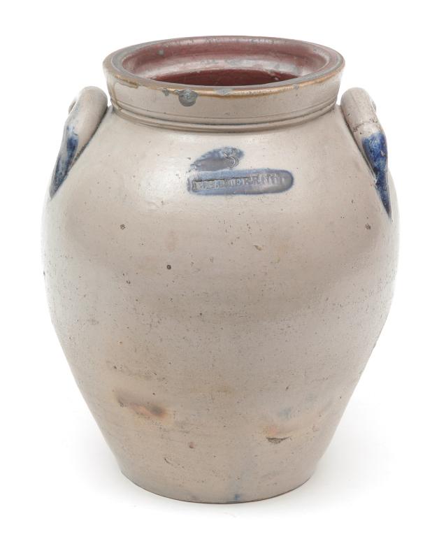 OHIO STONEWARE CROCK. (1 of 4)