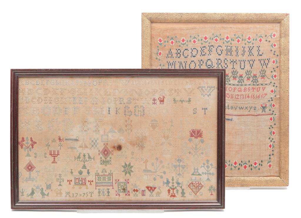 TWO ENGLISH SAMPLERS. (1 of 5)