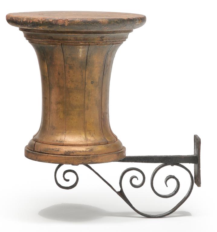 AMERICAN APOTHECARY TRADE SIGN. (1 of 2)