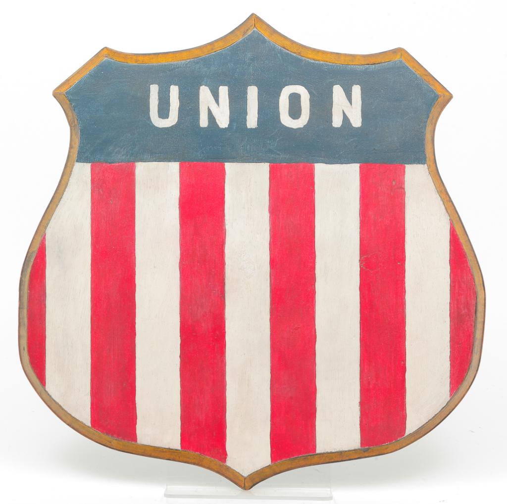 AMERICAN "UNION" PATRIOTIC SHIELD. (1 of 2)