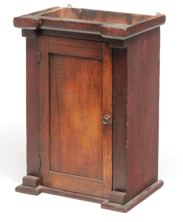 AMERICAN EMPIRE HANGING CABINET. (1 of 3)