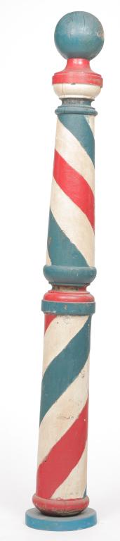 AMERICAN BARBER POLE. (1 of 2)