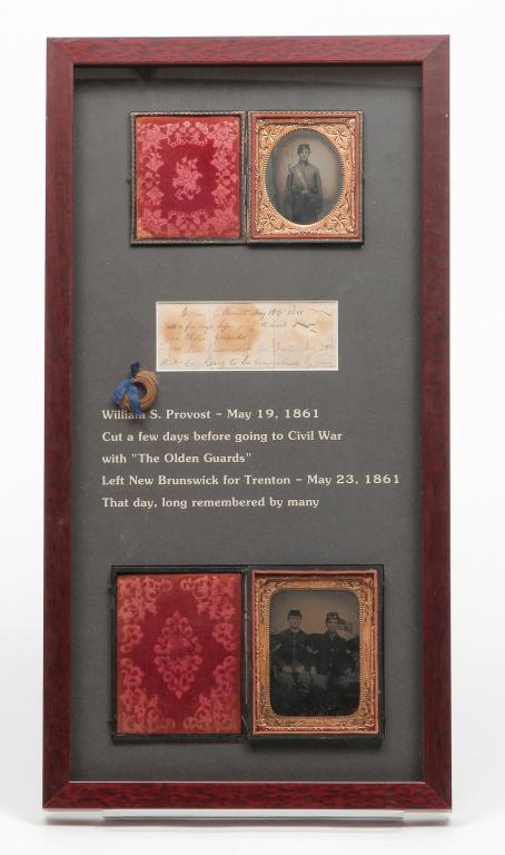 TWO AMERICAN CIVIL WAR TINTYPE IMAGES. (1 of 2)