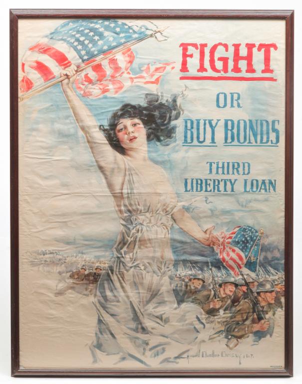 AMERICAN WWI POSTER, HOWARD CHANDLER CHRISTY. (1 of 3)