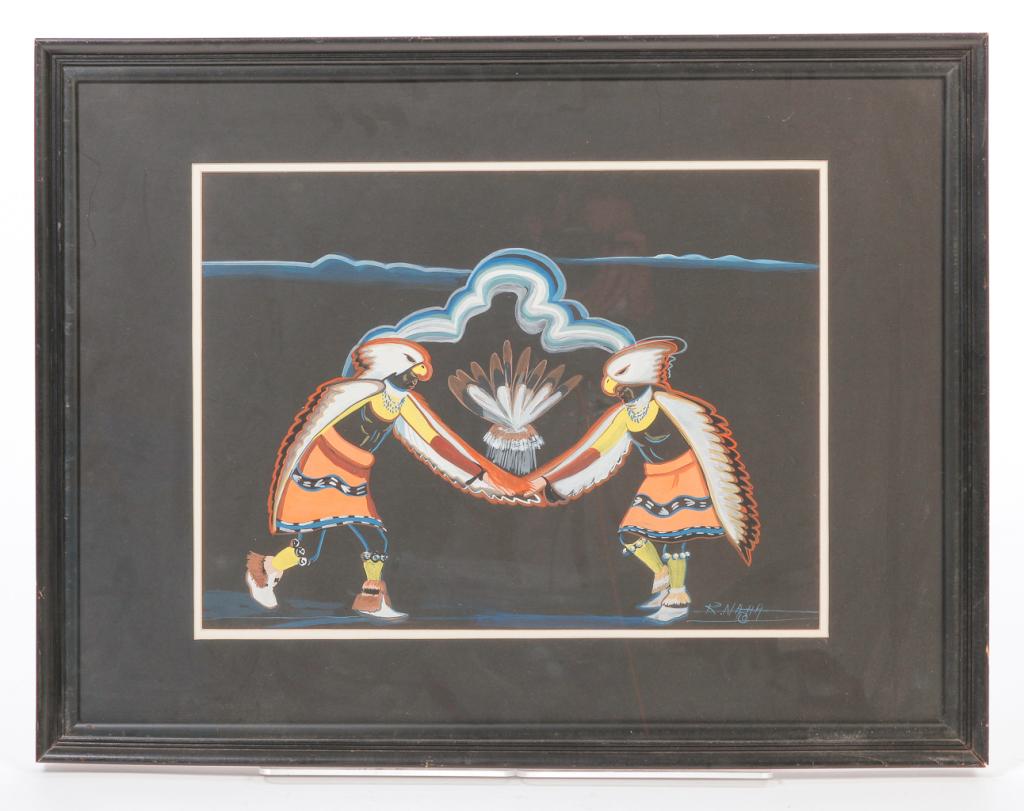 EAGLE DANCERS BY RAYMOND NAHA. (1 of 4)