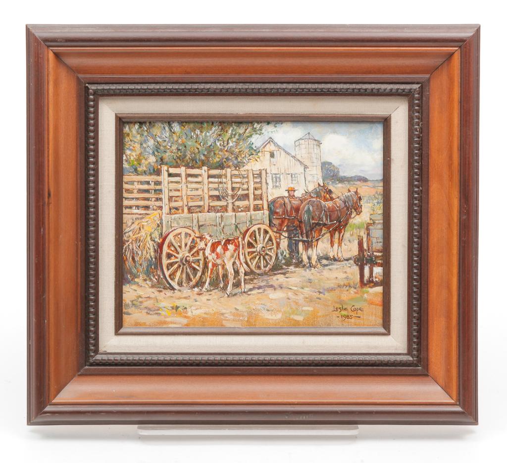 "THE AMISH FARM WAGON" BY LESLIE COPE. (1 of 4)