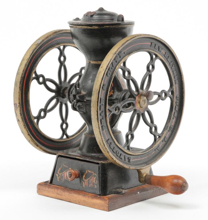 AMERICAN CAST IRON COFFEE MILL. (1 of 3)