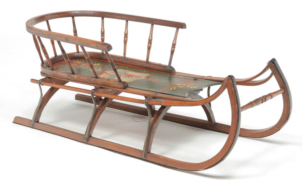 AMERICAN DECORATED SLED. (1 of 3)