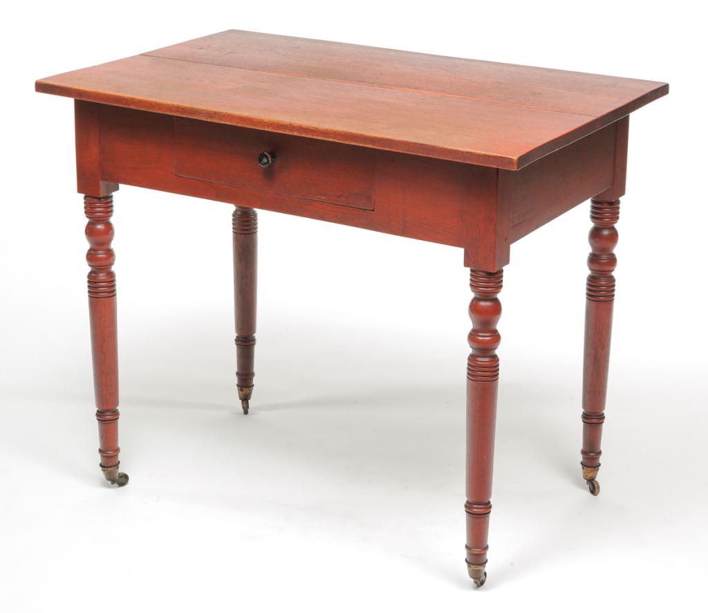 AMERICAN SHERATON TABLE. (1 of 4)