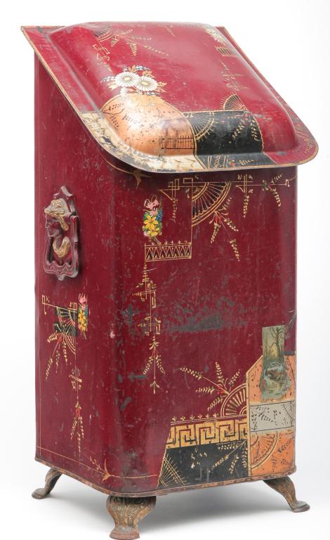 VICTORIAN AESTHETIC DECORATED COAL HOD. (1 of 4)