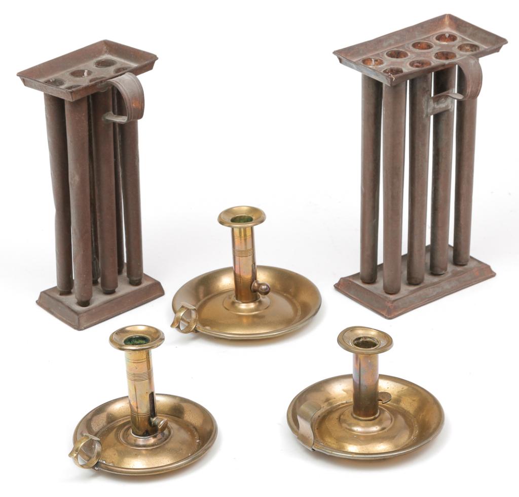 FIVE AMERICAN LIGHTING RELATED ITEMS. (1 of 6)