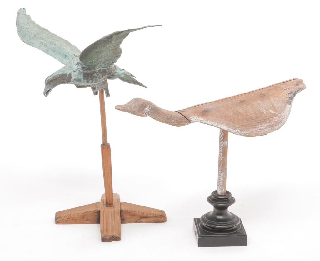 AMERICAN WEATHERVANE AND DECOY. (1 of 6)