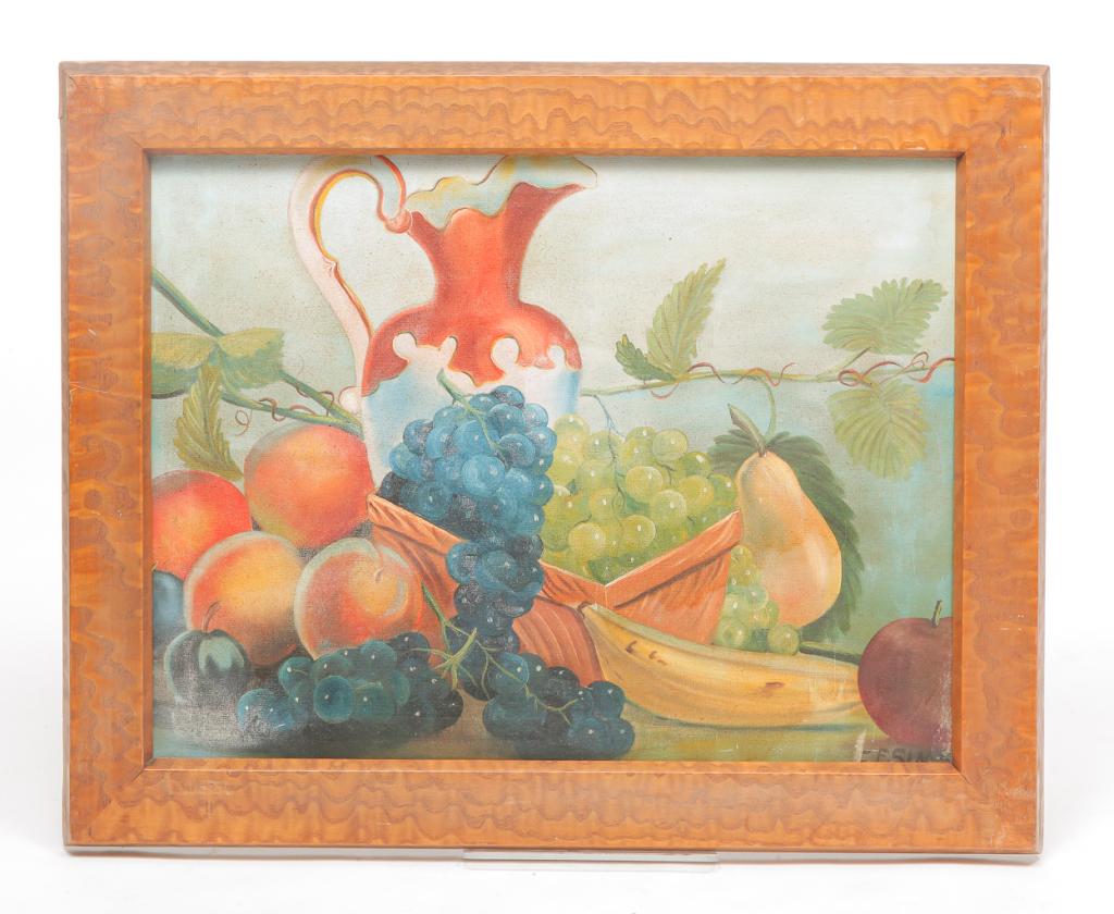 STILL LIFE SIGNED "_ E. SIMS". (1 of 3)