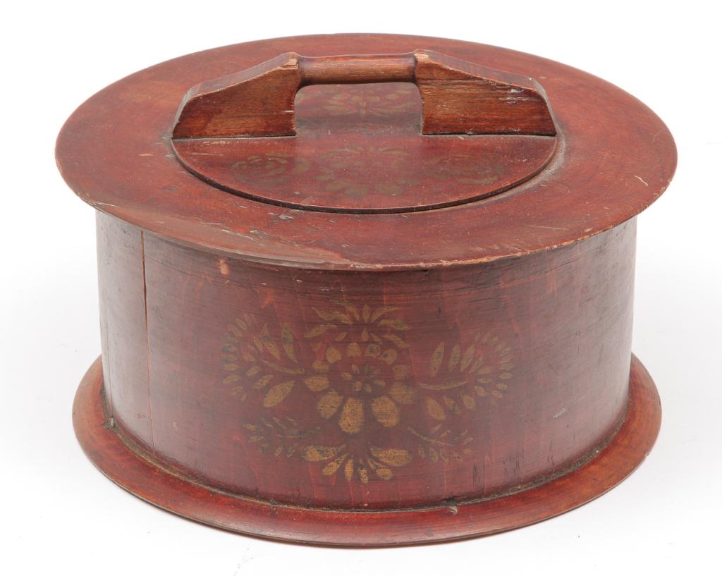 BENTWOOD CAKE OR CHEESE BOX. (1 of 3)