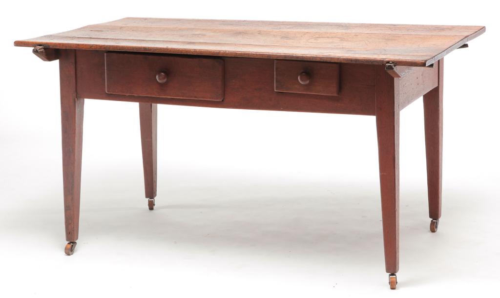 AMERICAN PIN TOP WORK TABLE. (1 of 5)