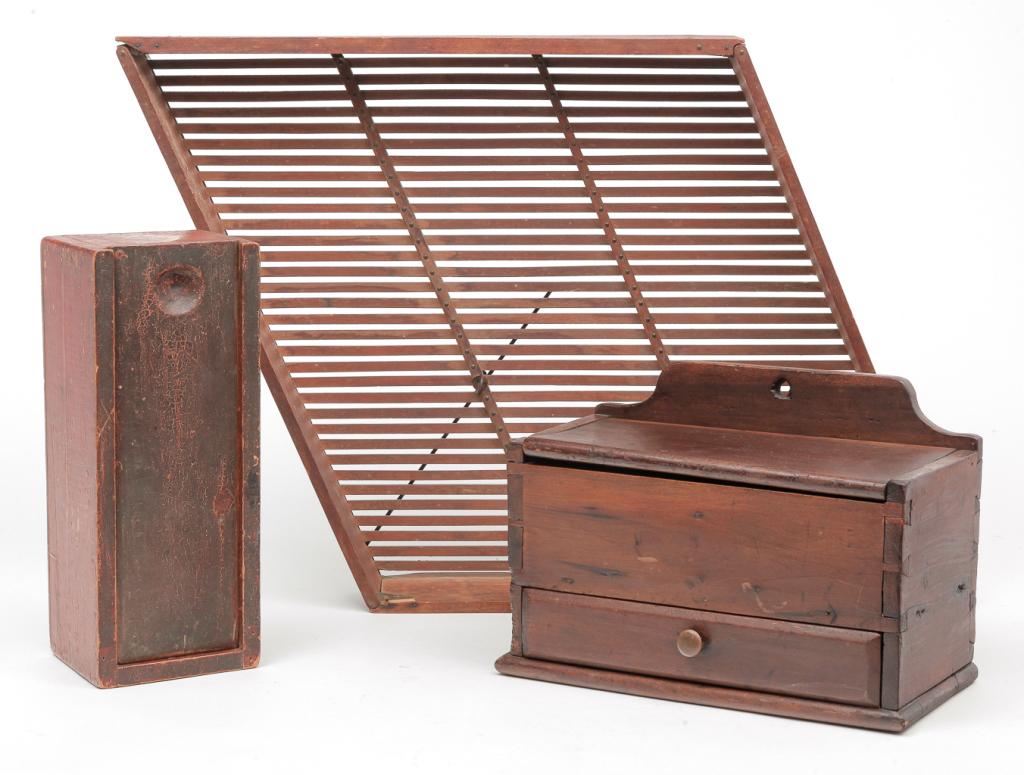 THREE AMERICAN COUNTRY PIECES. (1 of 8)