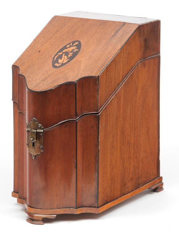 ENGLISH GEORGIAN KNIFE BOX. (1 of 5)