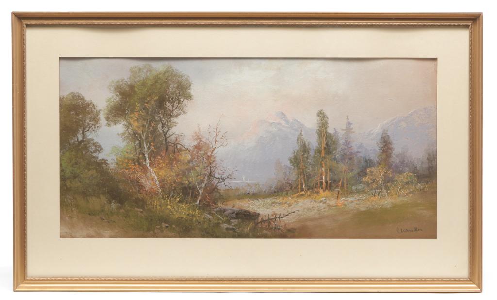 LANDSCAPE BY WILLIAM HENRY CHANDLER. (1 of 2)