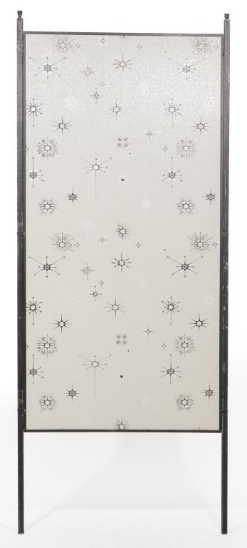 MID CENTURY MODERN ATOMIC FIBERGLASS SCREEN. (1 of 1)