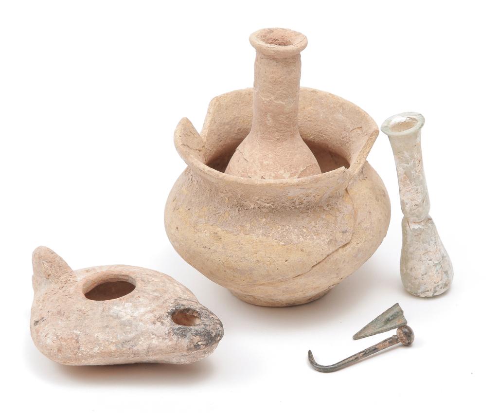 SIX MEDITERRANEAN ARTIFACTS. (1 of 5)