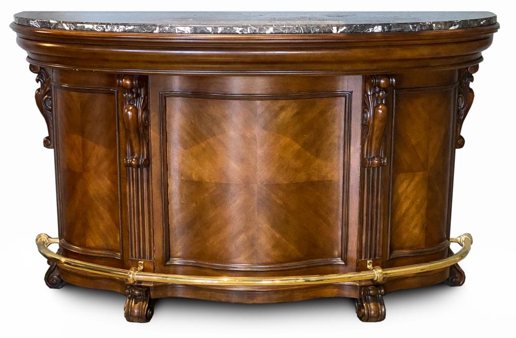 CONTEMPORARY MARBLE TOP BAR. (1 of 10)