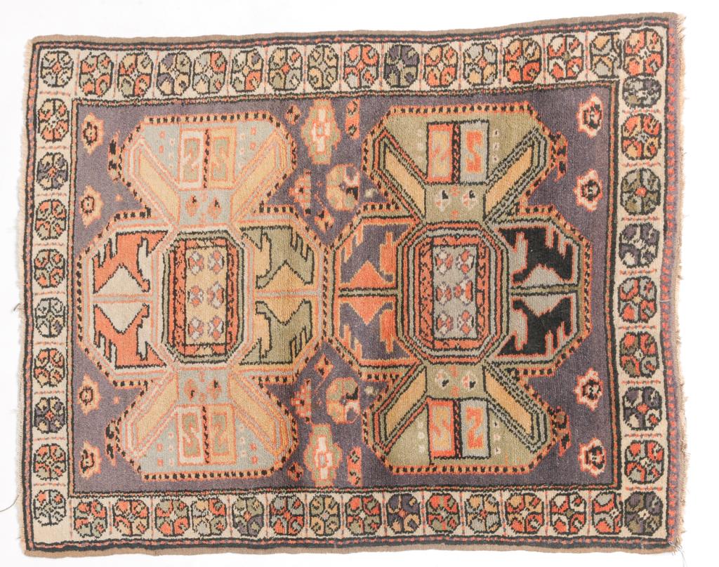 CAUCASIAN STYLE RUG. (1 of 2)