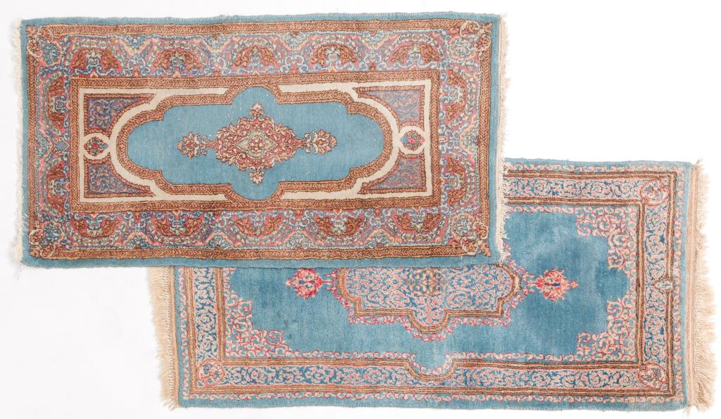 TWO SIMILAR PERSIAN RUGS. (1 of 5)