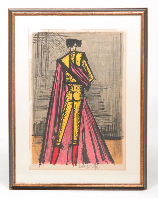 MATADOR PRINT "TORRERO", BERNARD BUFFET. (1 of 2)